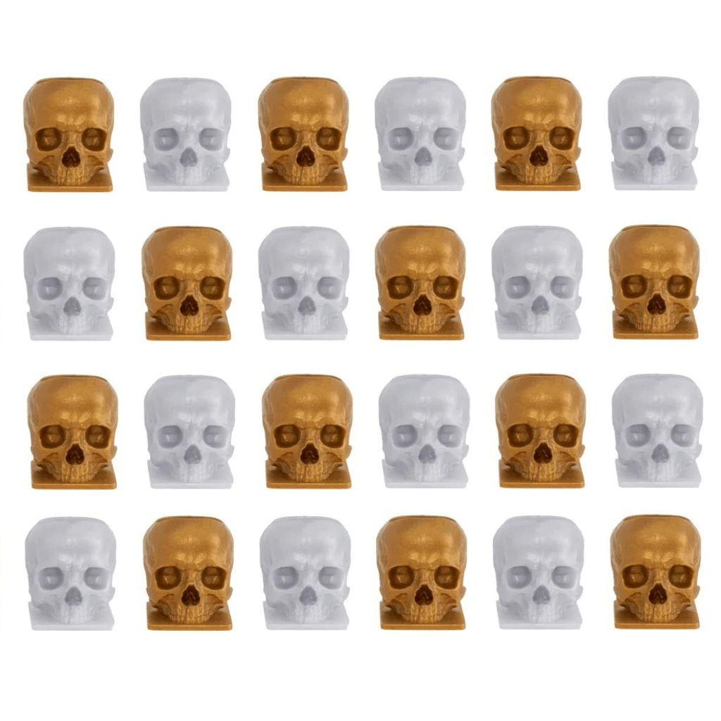 40% OFF! SILVER & GOLD Skull Pigment Cups