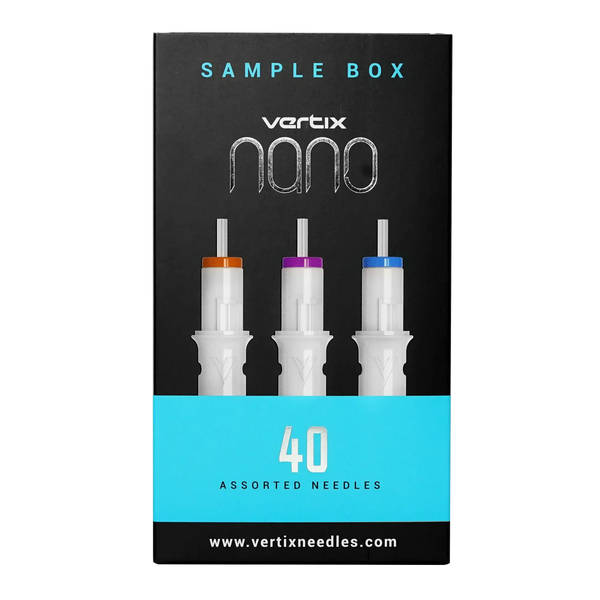 Vertix NANO SAMPLER VARIETY BOX - 40 Permanent Makeup Cartridges