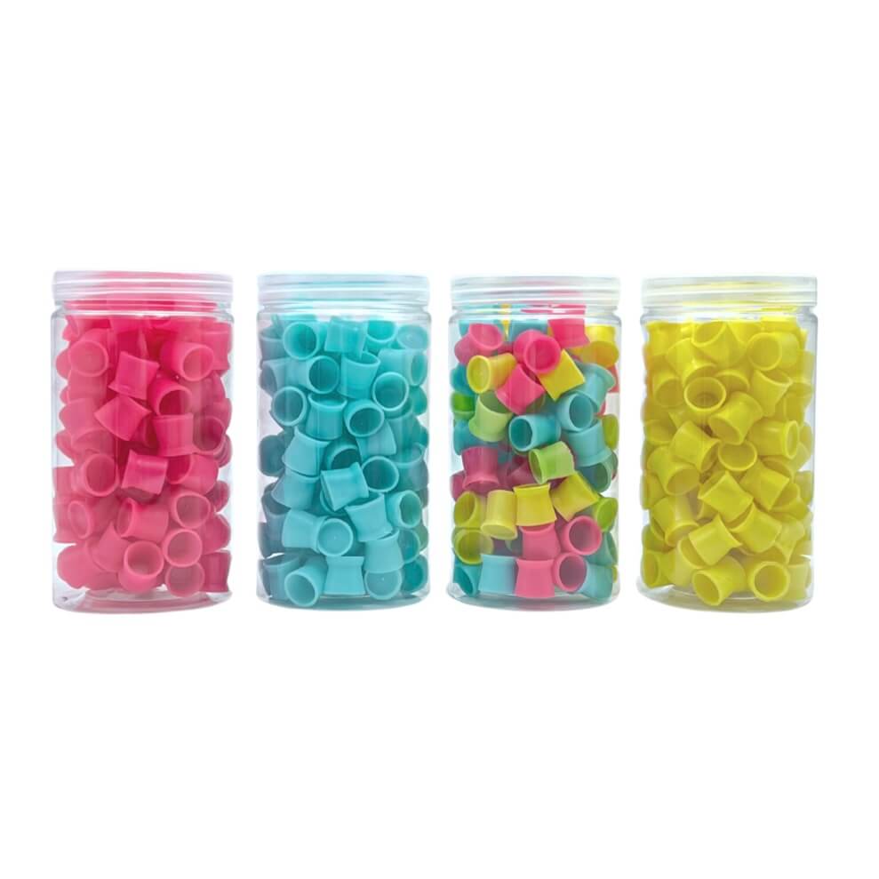 Silicone Pigment Cups - Jar of 100