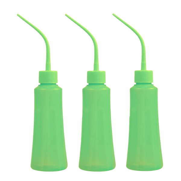 TALL 250ml GREEN Squeeze Bottles