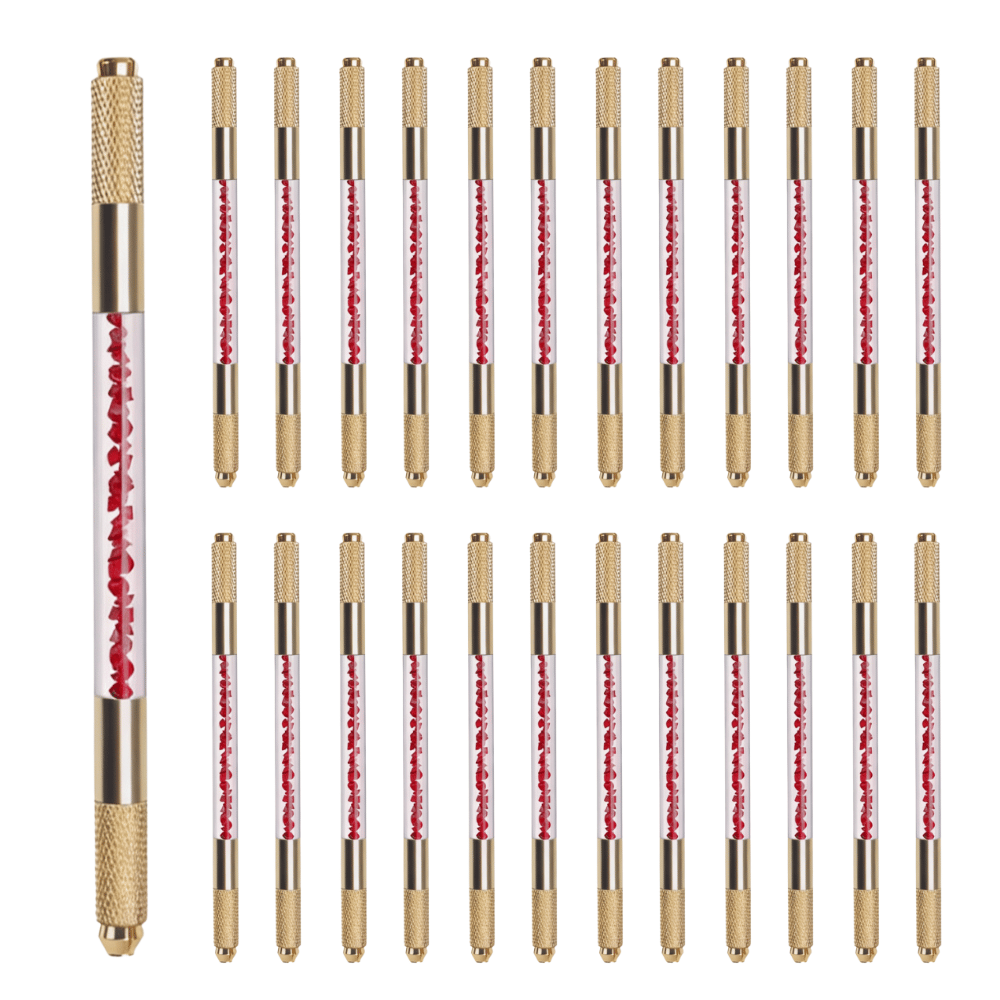 🔥BULK 30/$30! Microblading Handles Gold & Red ($1 each!)