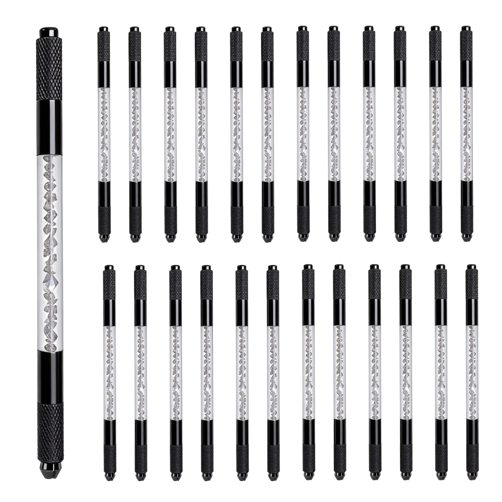 🔥BULK 30/$30! Microblading Handles Black & Clear Crystal ($1 each!)
