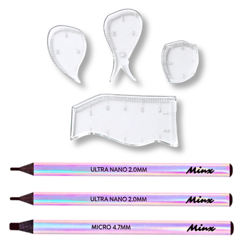 Deluxe Mapping Rulers & Pencils Kit - Hairstrokes & Outlines