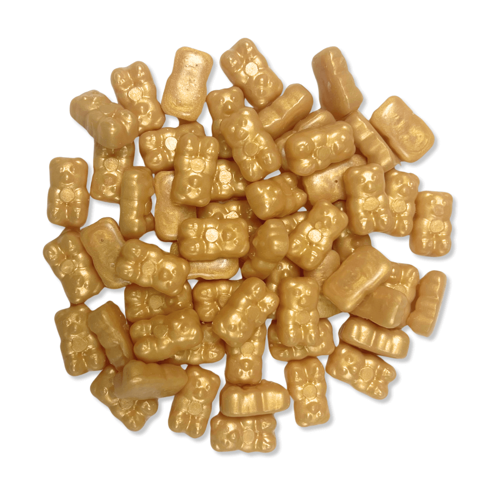 Minx GUMMY BEAR Hard Wax - Gold Shimmer Bears
