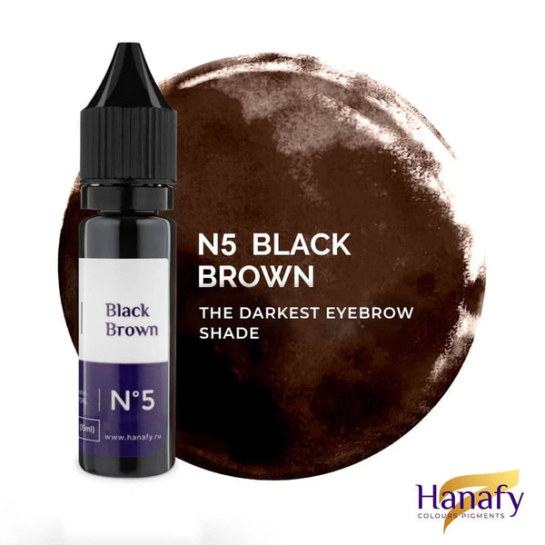 Hanafy Eyebrow Pigments - Black Brown