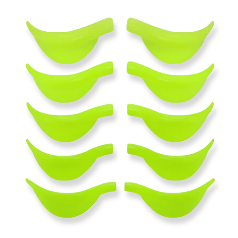 Silicone Lash Lift & Tint Shields - Neon Green S/M/L/XL