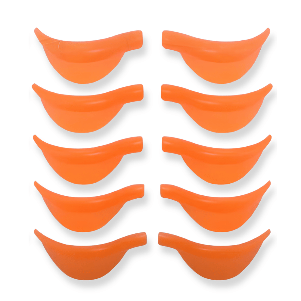 Silicone Lash Lift & Tint Shields - Orange S/M/L/XL