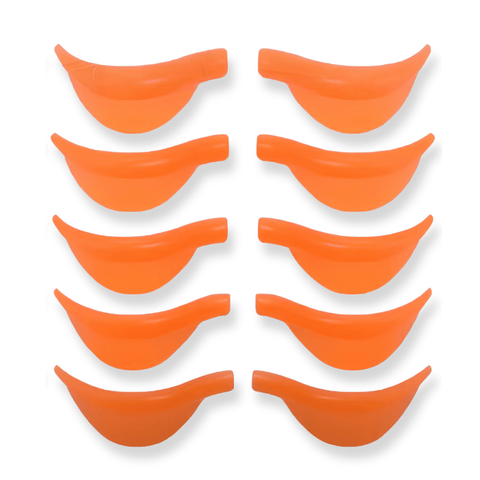 Silicone Lash Lift & Tint Shields - Orange S/M/L/XL