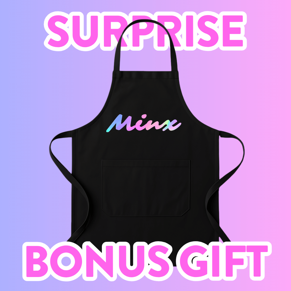 💕🌈 BONUS GIFT - BONUS MINX APRON (limit 1 per order)