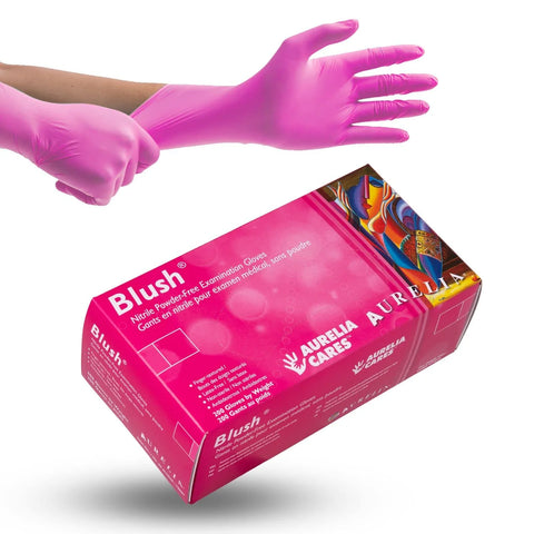 HOT PINK Aurelia Nitrile Gloves