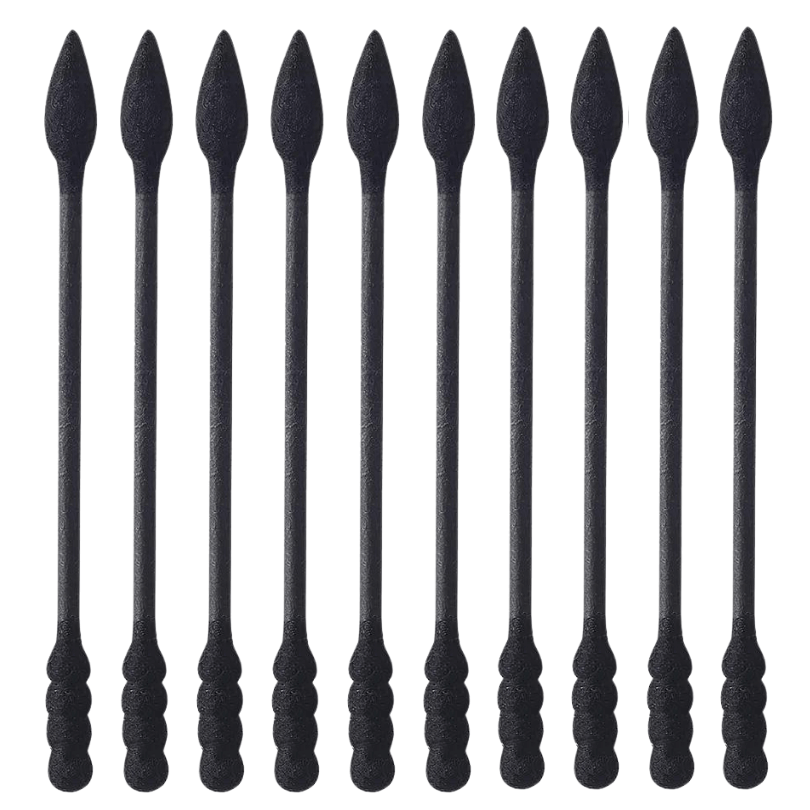 Black Dual Ended Cotton Tipped Applicators