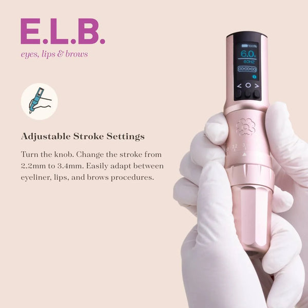 EYES LIPS BROWS PMU Machine By Microbeau - Adjustable Stroke
