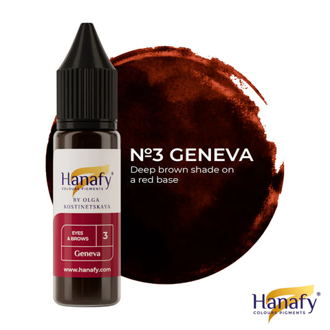 15ml Hanafy EYES & BROWS Single Pigments - N3 Geneva