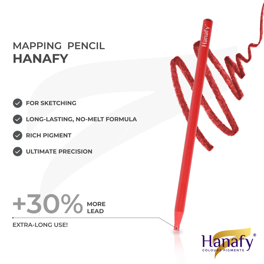 Hanafy PMU Pencil - RED