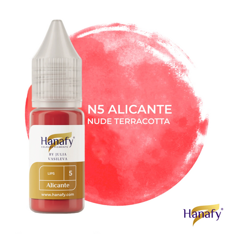 10ml Hanafy Lip Pigments - PASSION LIPS N5 Alicante