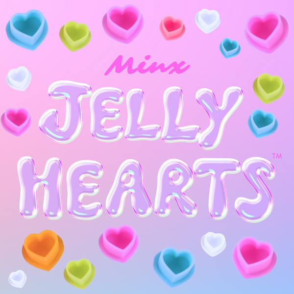 Minx JELLY HEARTS - Ultra Soft Silicone Pigment Cups