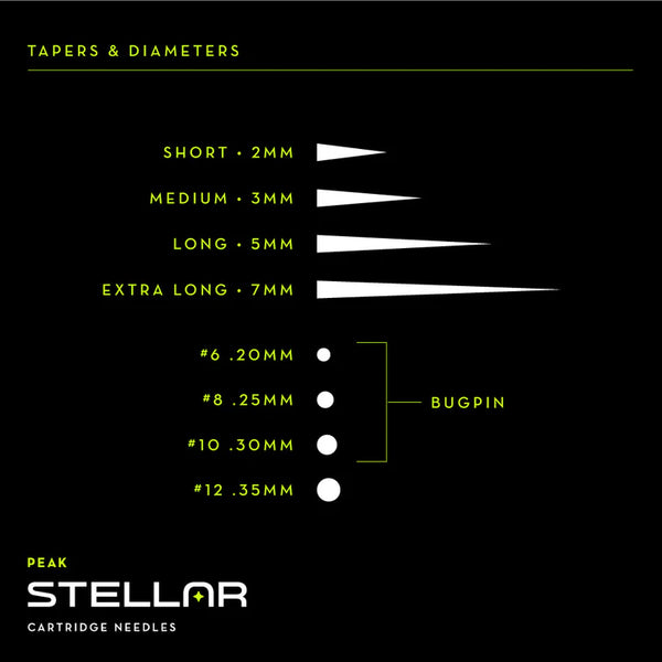 PEAK STELLAR Tattoo Cartridges