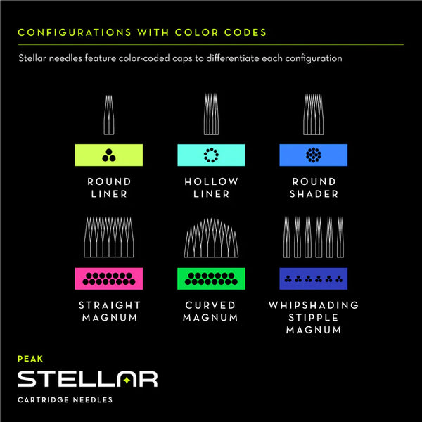 PEAK STELLAR Tattoo Cartridges