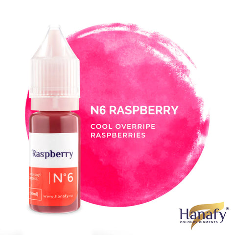 10ml Hanafy Lip Pigments - N6 Raspberry