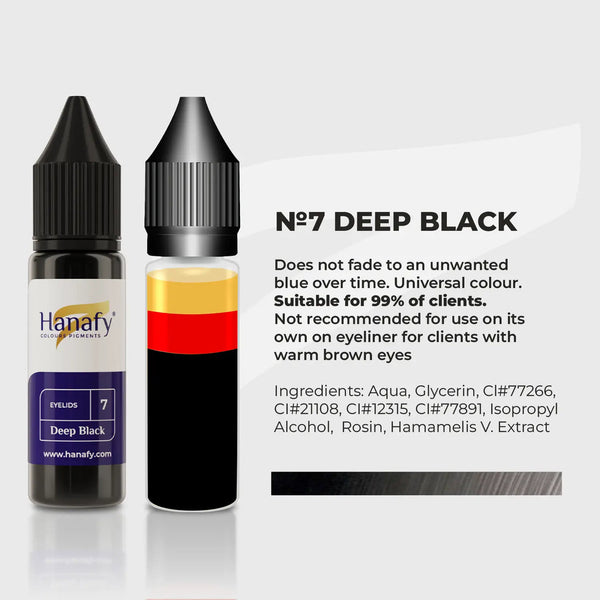 Hanafy Pigments - N7 Deep Black