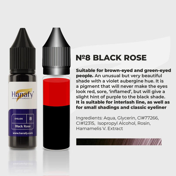 Hanafy Pigments - N8 Black Rose