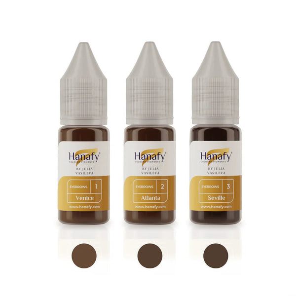 10ml Hanafy BOHEMIAN BROWS - Set of 3