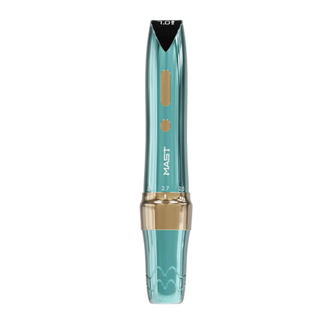 NEW TEAL & GOLD - Mast P60 Wireless Tattoo Machine