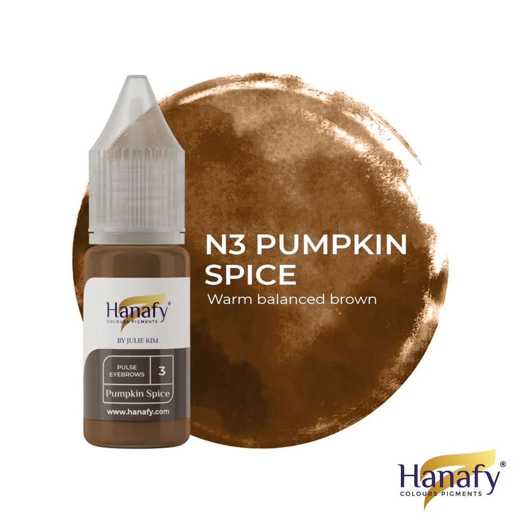 10ml Pulse Eyebrows By Julie Kim x Hanafy Pigments -  N3 Pumpkin Spice