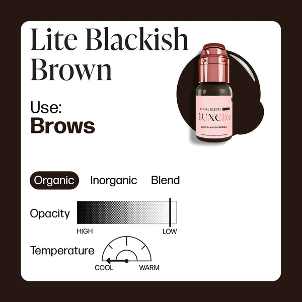 LUXE LITE Perma Blend Pigment - Lite Blackish Brown