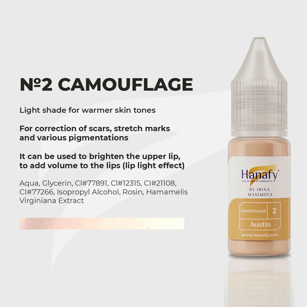 10ml Hanafy Camouflage Pigments - N2 Austin