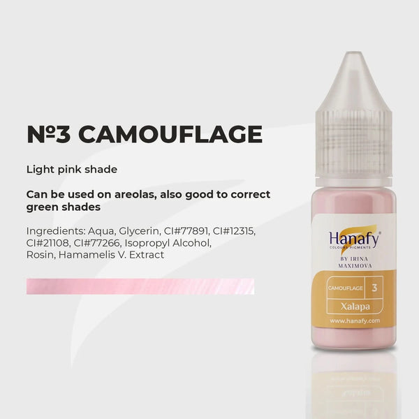10ml Hanafy Camouflage Pigments - N3 Xalapa