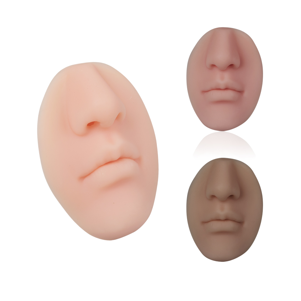 Lip Blush, Freckles & Piercing Practice Skins - Nose and Lip