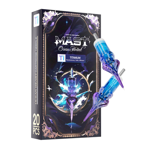 NEW MAST OCEAN HEART TITANIUM - Tattoo & PMU Cartridges