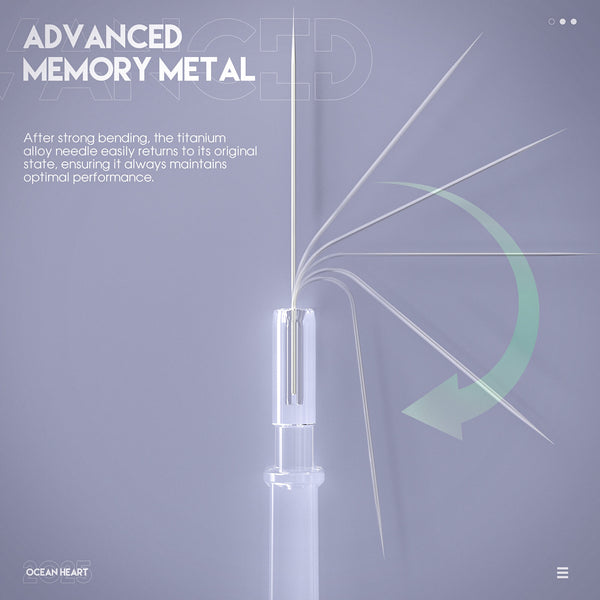 NEW MAST OCEAN HEART TITANIUM - Tattoo & PMU Cartridges