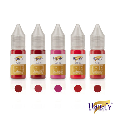 10ml Hanafy Pigments - PASSION LIPS Set