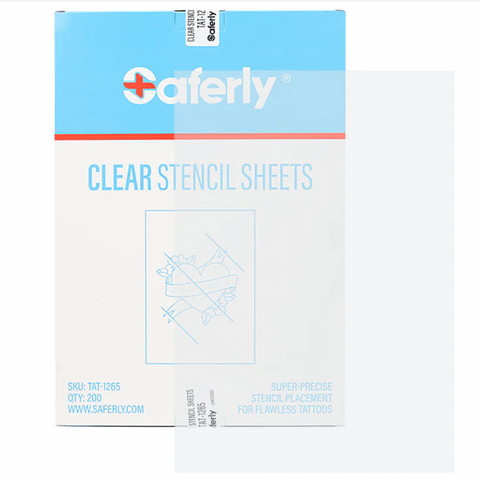 Clear Tattoo Stencil Sheets - 200 per box