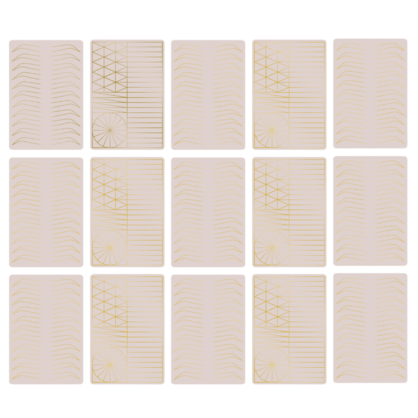 🔥20/$99! Deluxe Gold Brow Practice Skin (double sided)