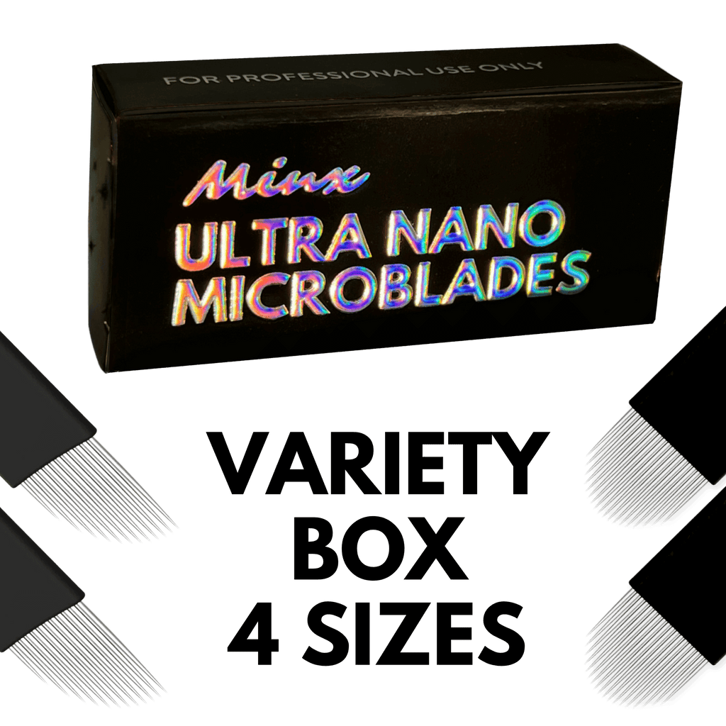 Types Microblades NEW 🔥 Minx ULTRA Nano .15mm Microblades - VARIETY BOX – MINX Brows