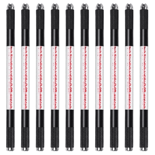 🔥BULK 10/$10! Microblading Handles Black & Red Crystal ($1 each!)