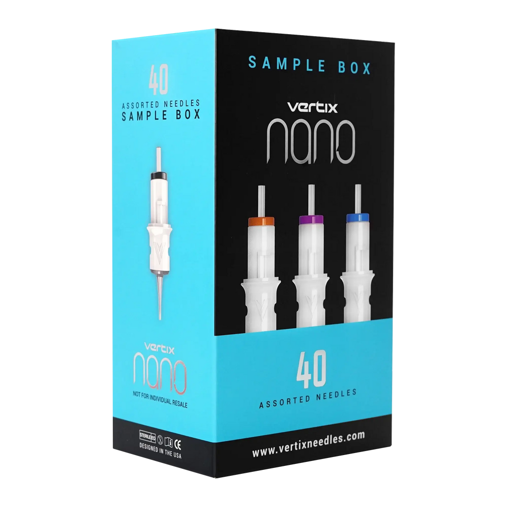 Vertix NANO SAMPLER VARIETY BOX - 40 Permanent Makeup Cartridges