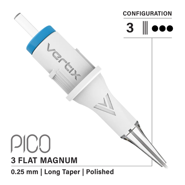 NEW Vertix PICO Permanent Makeup Cartridges - FLAT Configurations