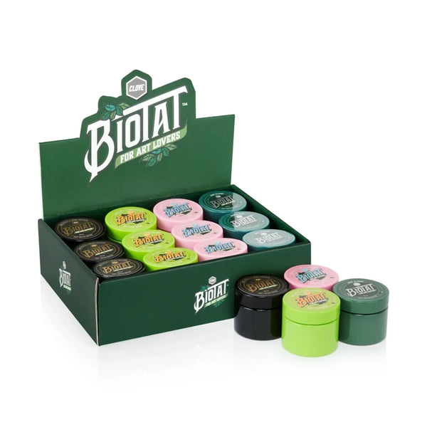 BIOTAT Natural Numbing Tattoo Butter Variety Box - Candy, Clove, Zen, Zest
