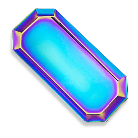 75% OFF! Emerald Shape Rainbow Stainless Steel Procedure Tray