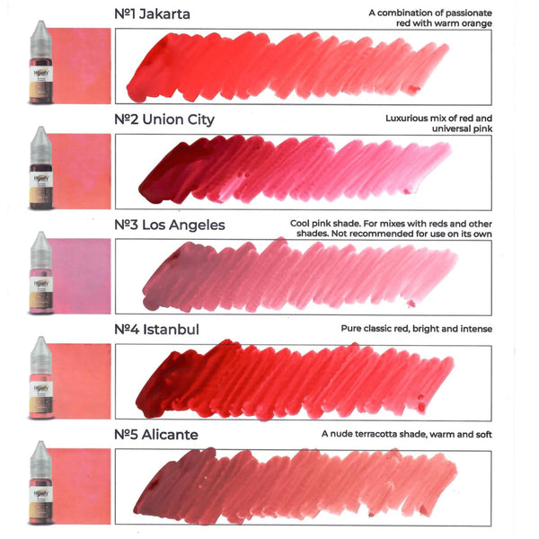 5ml Hanafy Pigments - PASSION LIPS Mini Set