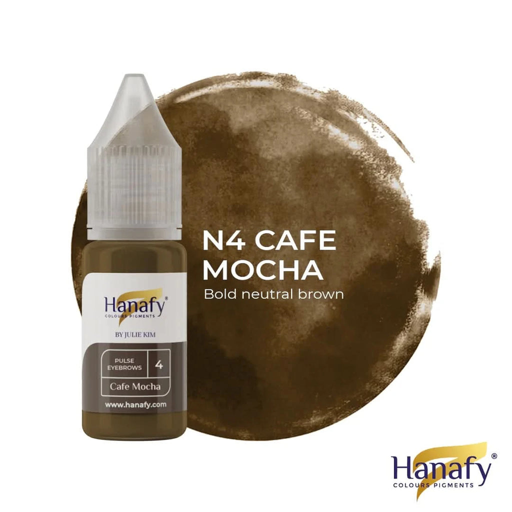 10ml Pulse Eyebrows By Julie Kim x Hanafy Pigments -  N4 Cafe Mocha