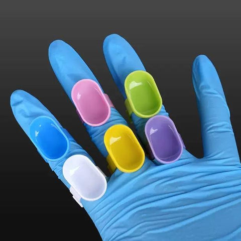 Treatment & Tint Procedure Rings - Mixed Colors Pack of 25