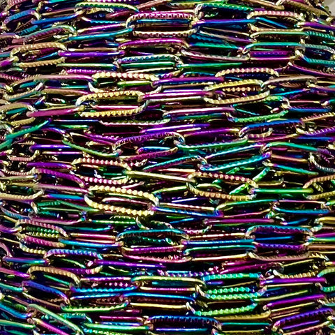 75% OFF! Rainbow PAPERCLIP Chain - DIY Jewelry