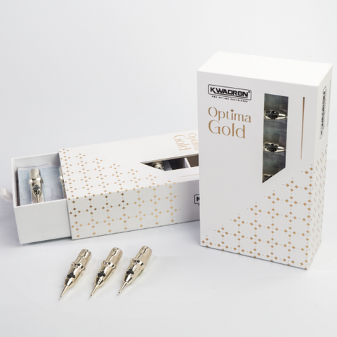KWADRON OPTIMA ✨GOLD✨ Permanent Makeup Cartridges - FULL SET
