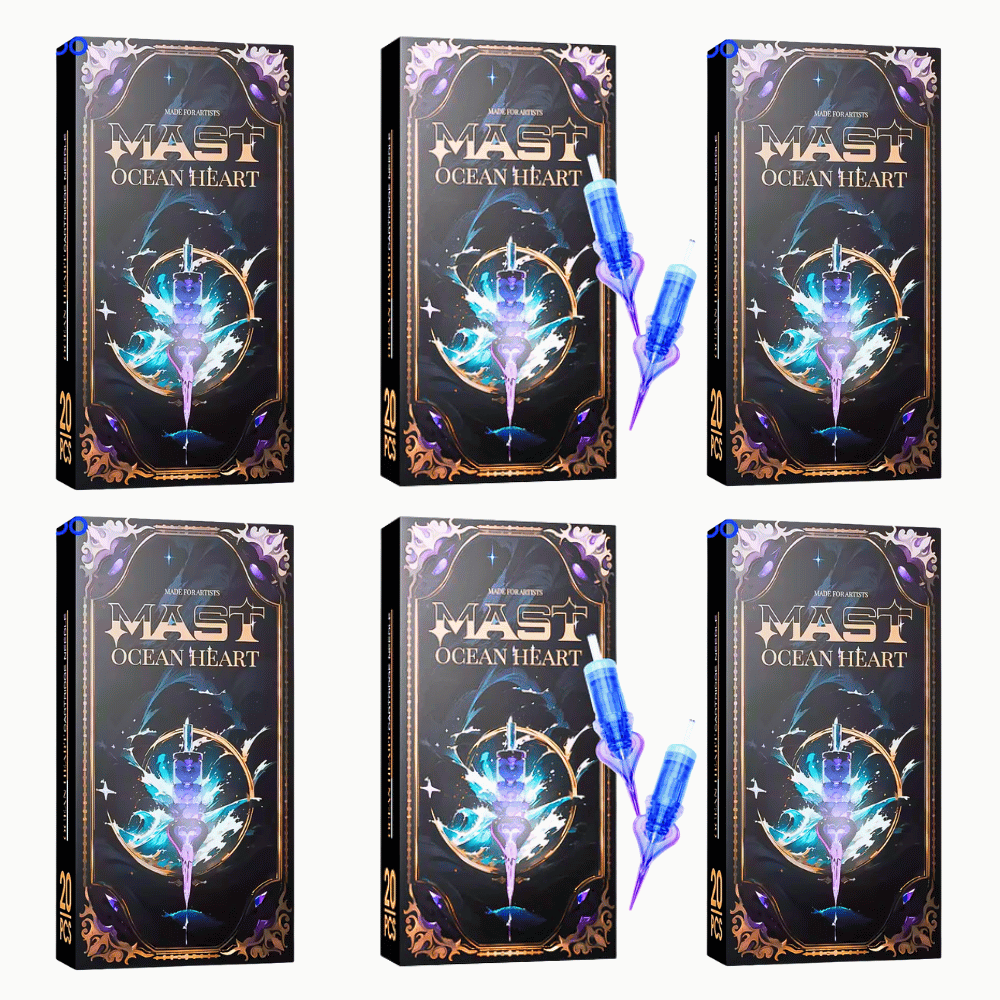 🔥6 Boxes/$120! OCEAN HEART Mast Pro Tattoo & PMU Cartridges ($1 per cartridge)