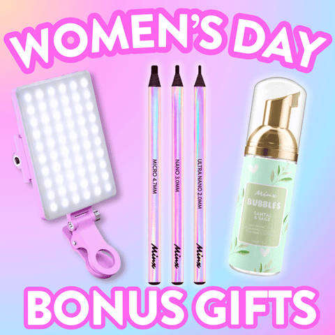 🥰 WOMEN'S DAY BONUSES 💗GLOWUP LIGHT 💗MINX PENCILS 💗SANTAL BUBBLES